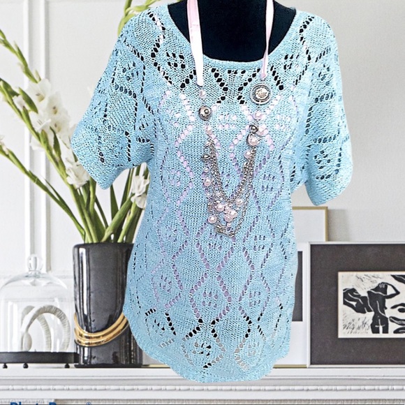 ROMANTIC CROTCHET SWEATER - Picture 1 of 4